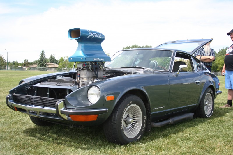 Not my car, local show and shine hosted by the High School I attend. Nissan/Datsun Represent!