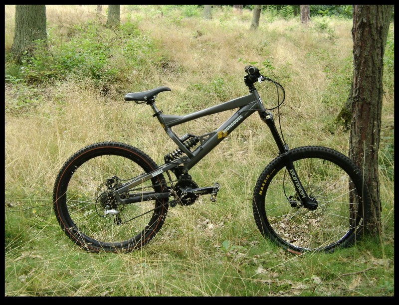 My freeride rig for 2009 - Mongoose Black Diamond Single 2006 with Marzocchi 66RC 170mm