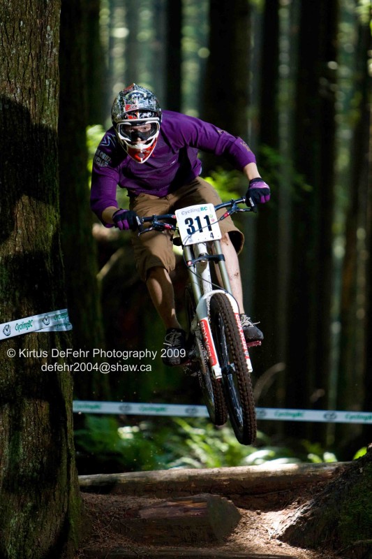 High resolution shots can be found at...........http://www.flickr.com/photos/kirtusdefehr/sets/72157621725462633/..................................Race Run Shots of the Bear Mountain DH race in Mission BC Canada July 26/2009