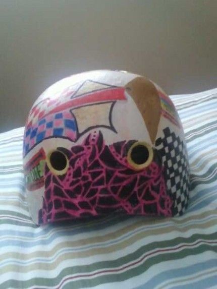 my handdrawn helmet