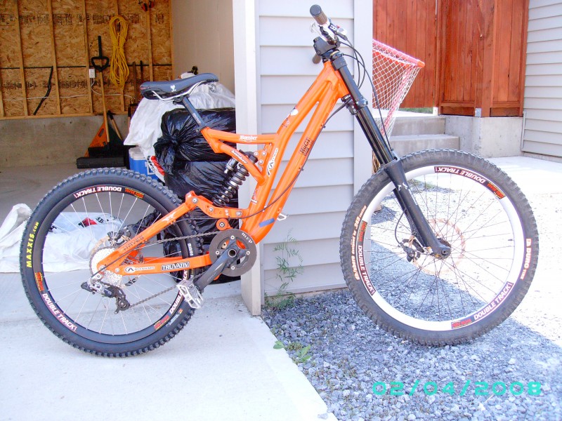 this is my bike right now after i just put front and rear double track and brand new fubar osx cromag bars on.
