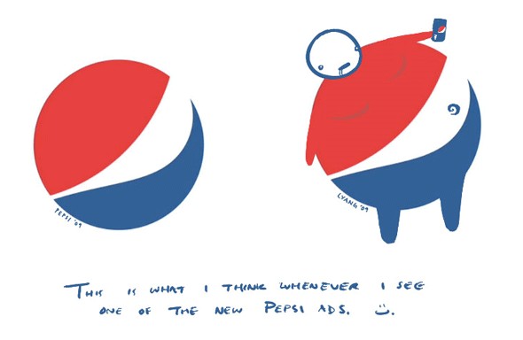 Ever since the new pepsi symbol......