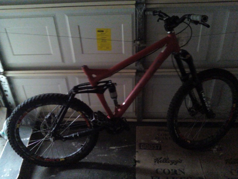 new bike, not yet finished