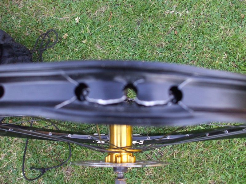 My cracked, bent halo freedom rim after doing a hop 180 :S