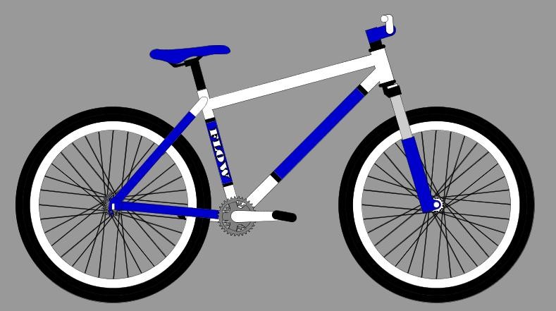 a hardtail all-mountain bike i designed