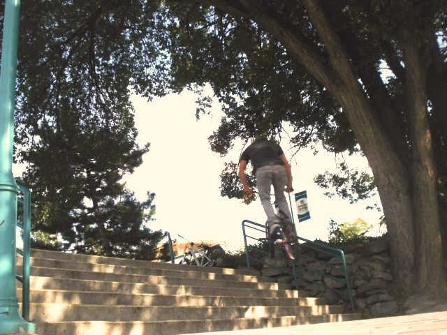 180 down the stairs
