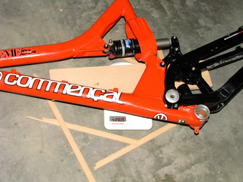 Commencal frame with shock

metric
