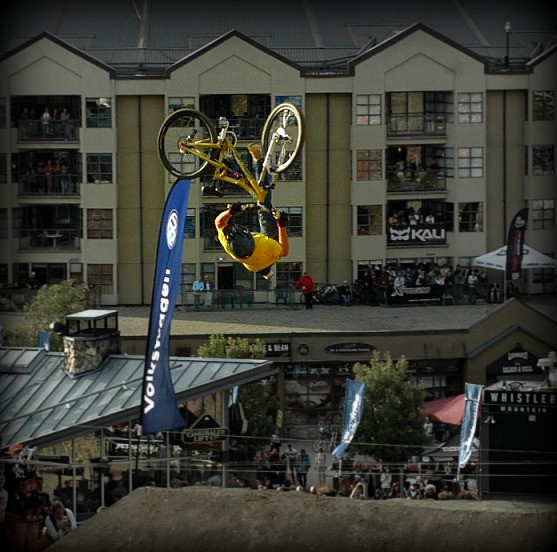 Greg Watts Flip Whip at Crankworks on August 15 2009. Photo taken and edited by: Travis Halford