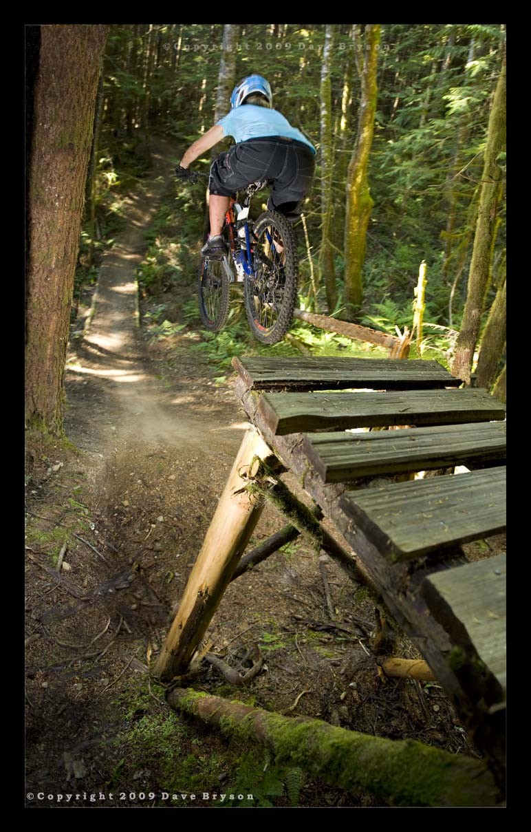Taken on the BC's Sunshine Coast. The trail is on the B &amp; K in Roberts Creek.