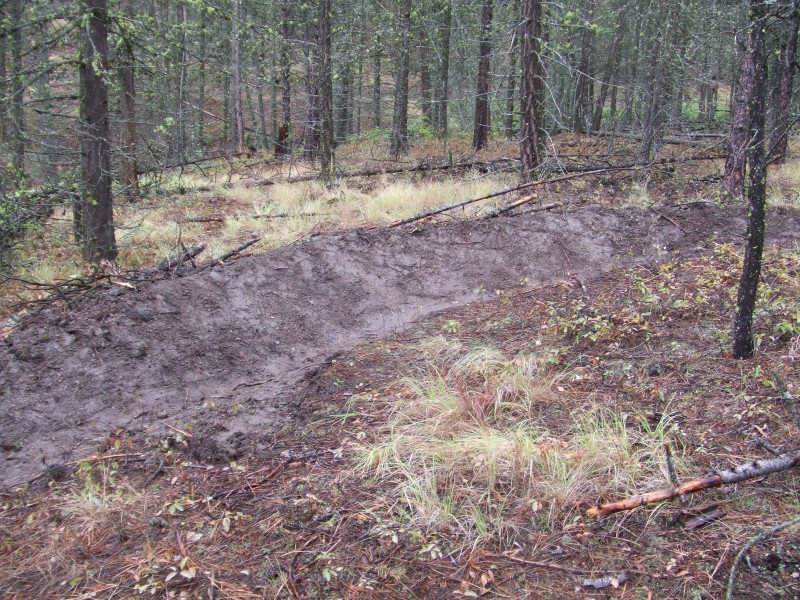 trail that we are currently building in the smith creek area