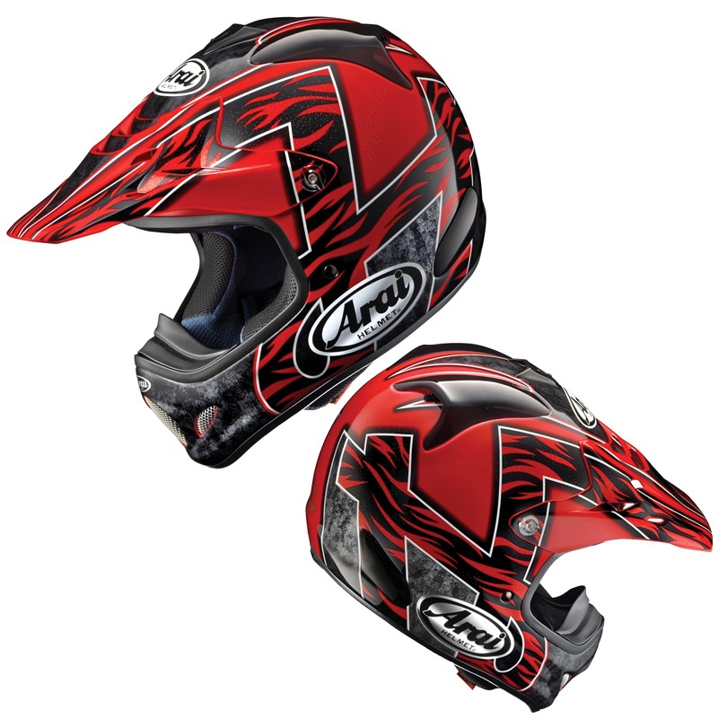 Arai VX-3 Millsaps Rep Motorcross Helmet - Red