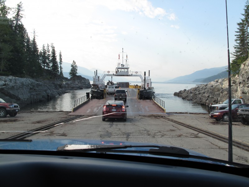 Rolling out of Revy and to the ferry.