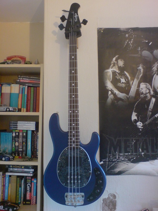 my musicman bitsa bass, only cost me £200 and it sounds the dog's bollocks