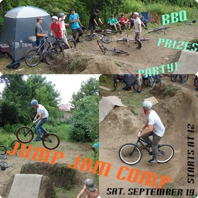 hey guys come check out our second jump jam of the year theres gonna be bbq, prizes, party and a fire of course. bring your meat and booze and lets have a good time you can get more information at       http://www.facebook.com/profile.php?id=508856779&amp;ref=profile#/event.php?eid=282761535592&amp;index=1