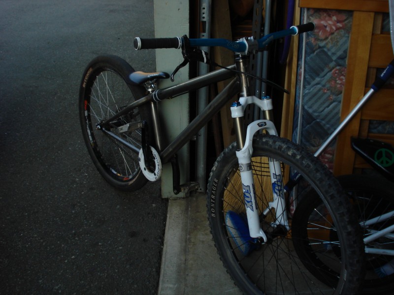 new fork, bars, seat, stem, i think that is all