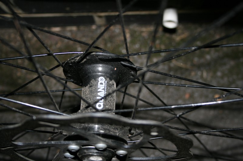Quando Rims wheel set- quando QR hubs on mx and x-plorer rims + disk For Sale