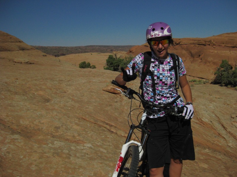 Riding in Moab.