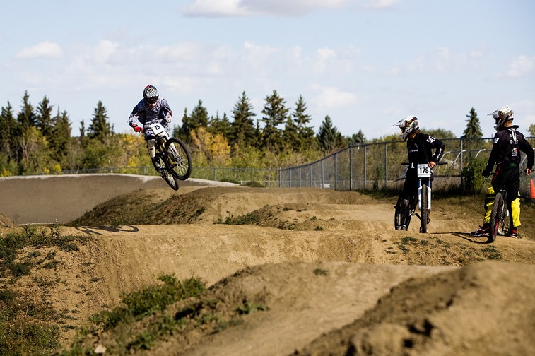 Warren,Braeden,Danny at Edmonton BMX Track Sep 26, 2009 in Edmonton
