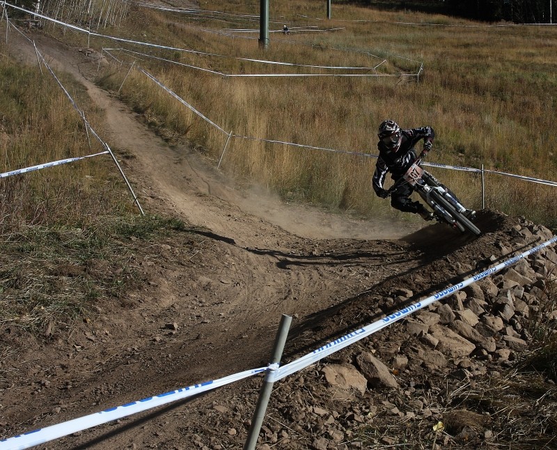 Railing one of the final berms on the way back to the pits...  only 8 hours or so left in the race at this point.