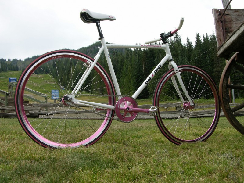 cool road bike at cool road bike in Montreal, Quebec, Canada photo by