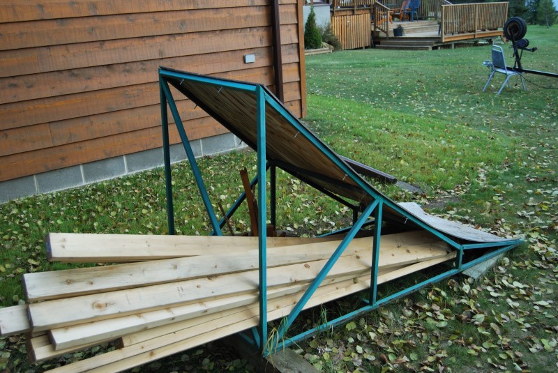 steel frame ramp
