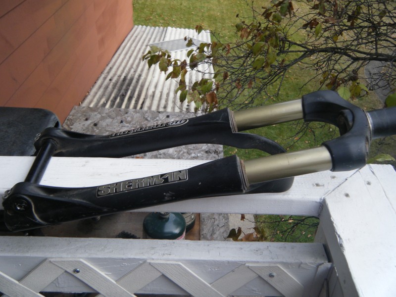 Manitou Sherman フロントフォーク　1.5 Manitou Sherman 170-130mm 1.5'' 20mm Fork (F52457) For Sale