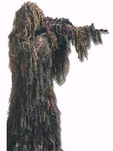 ghillie suit the ultimate camo.