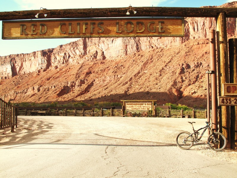 Gate to Red Cliffs Lodge