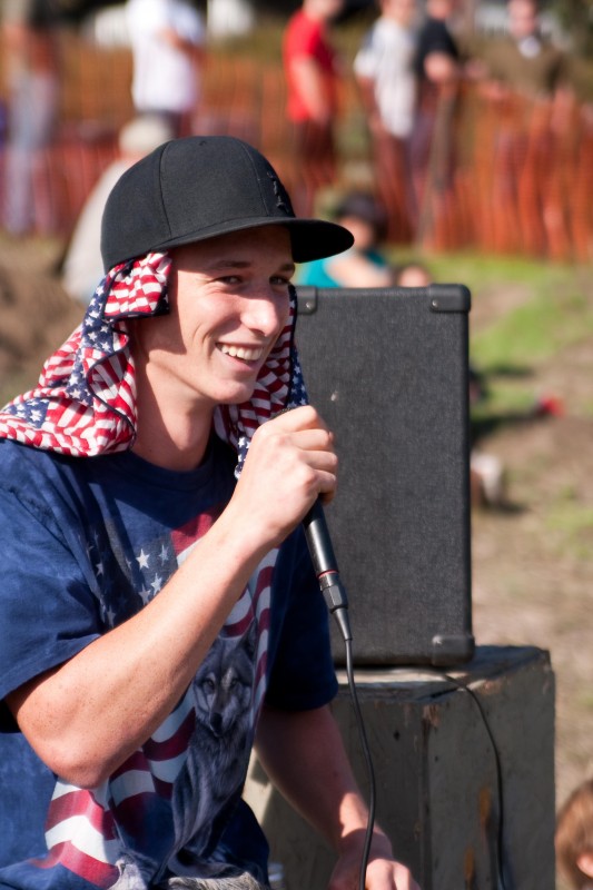 Guy French, on the mic