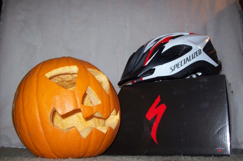 Pumpkin and Helmet!!