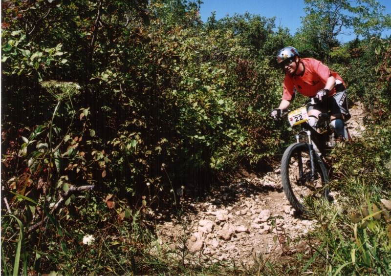 My very first DH race at Eged. 2006 I think. :)