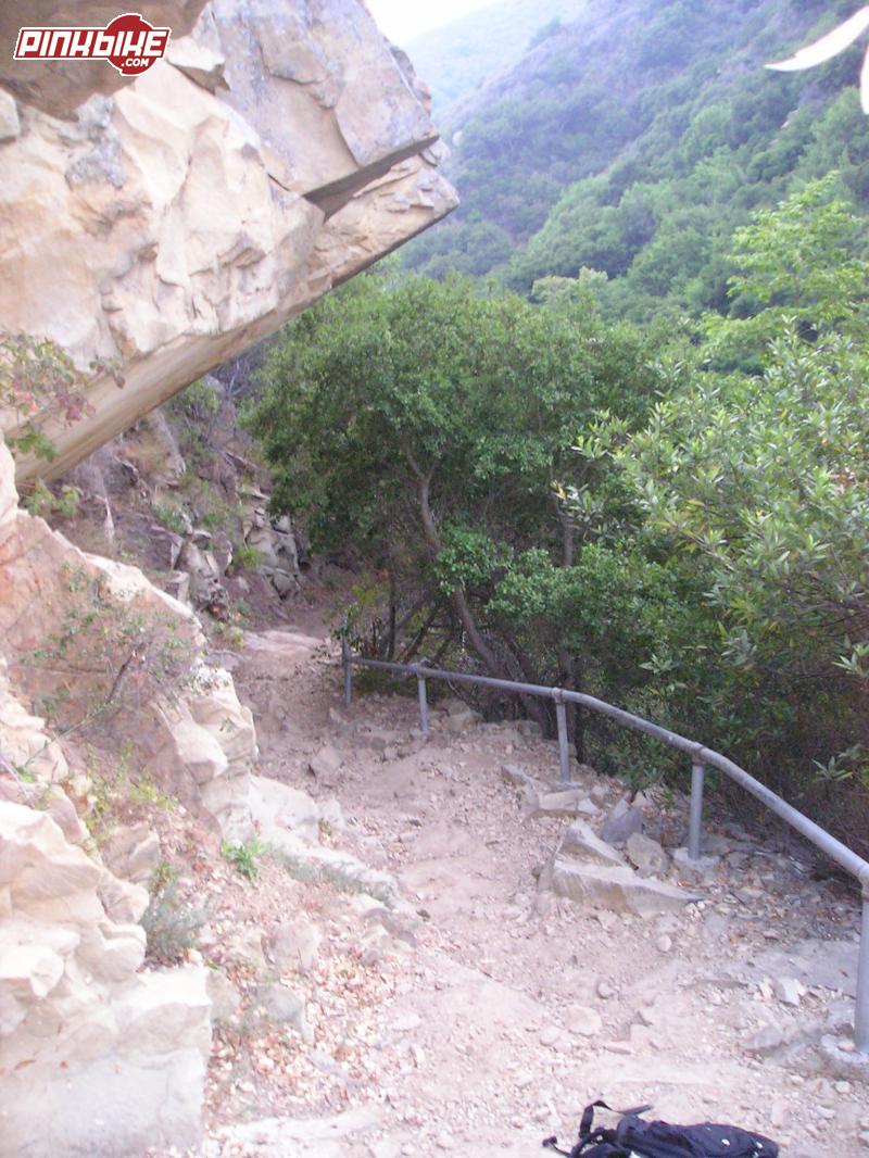stair section on San Ysidro