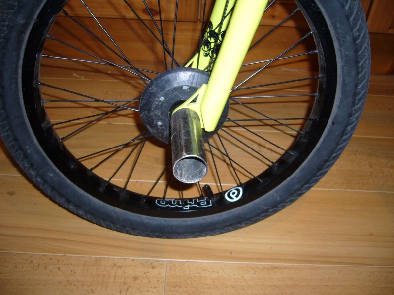 Front wheel peg gland and forks :D