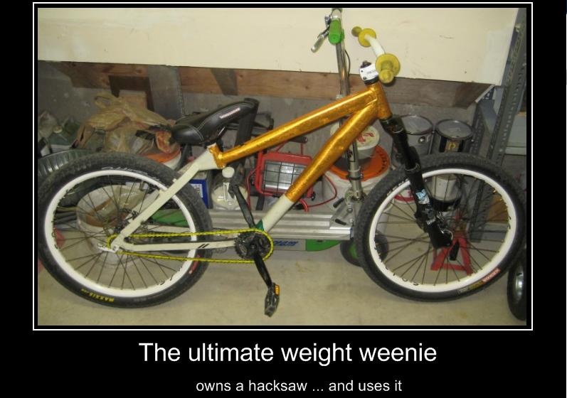ultimate weight weenie