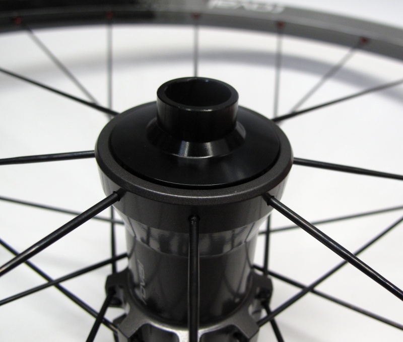 Specialized Roval Traverse EL wheelset with 15 mm thru-axle adapters