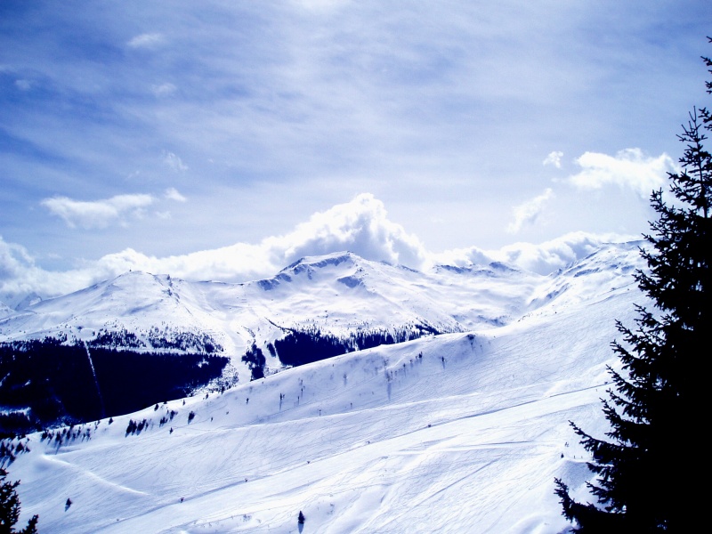 my own shot of the austrian mountains from a cafe on the slopes edit