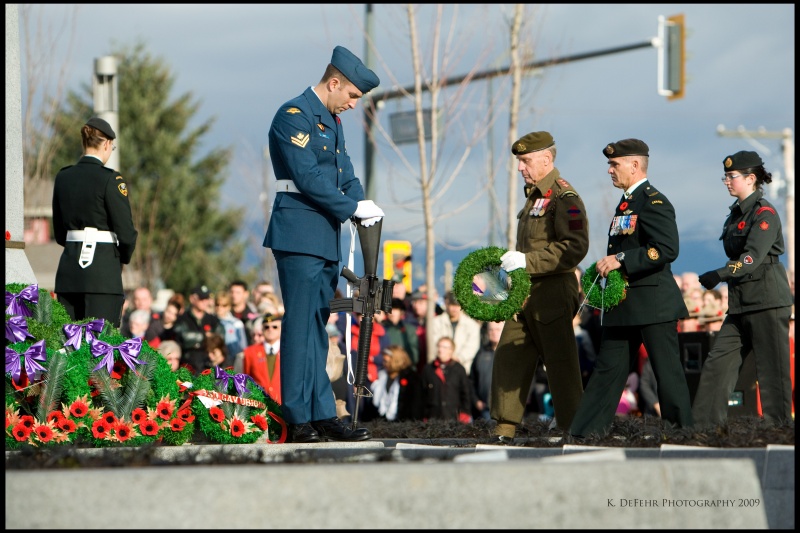 Remembrance Day Gathering in Chilliwack BC Canada. 

© Kirtus DeFehr Photography 2009
