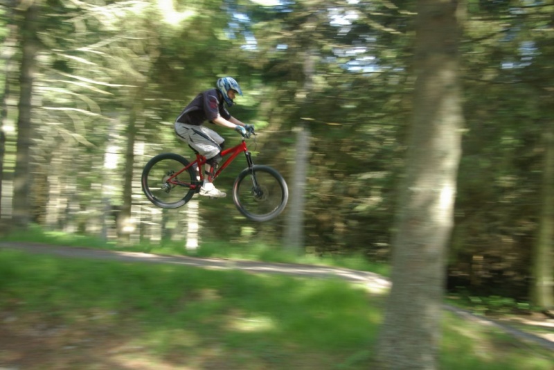 First couple of weeks riding hardtail. It's an old pic
