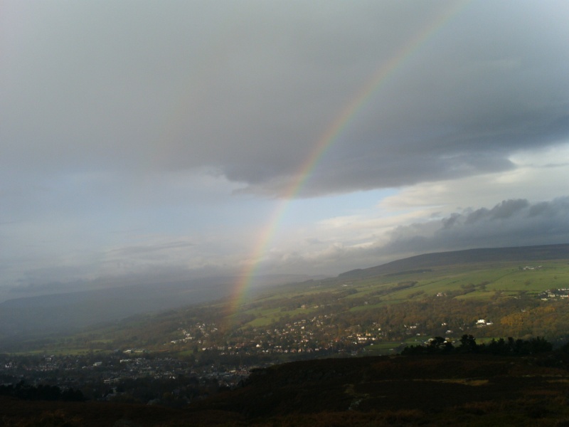 mad weather, 2 rainbows can jus make out one to the left