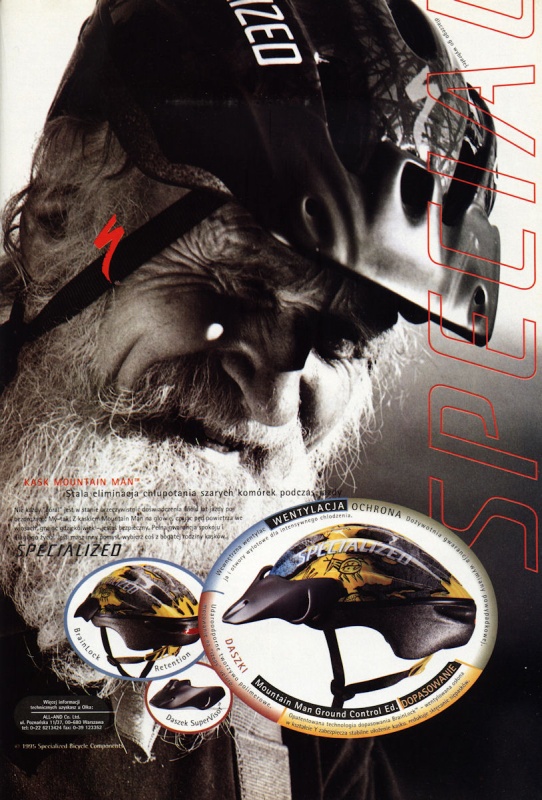 1996 - Specialized helmets ad