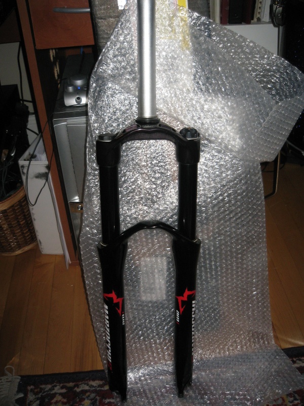 5 inch All-mountain 1 (AM1) Marzocchi fork.