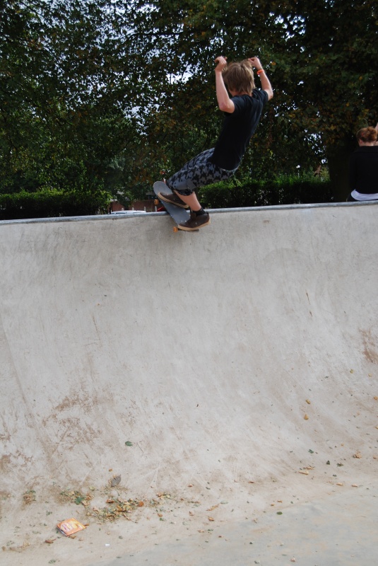 skater in the way haha naa he was cool