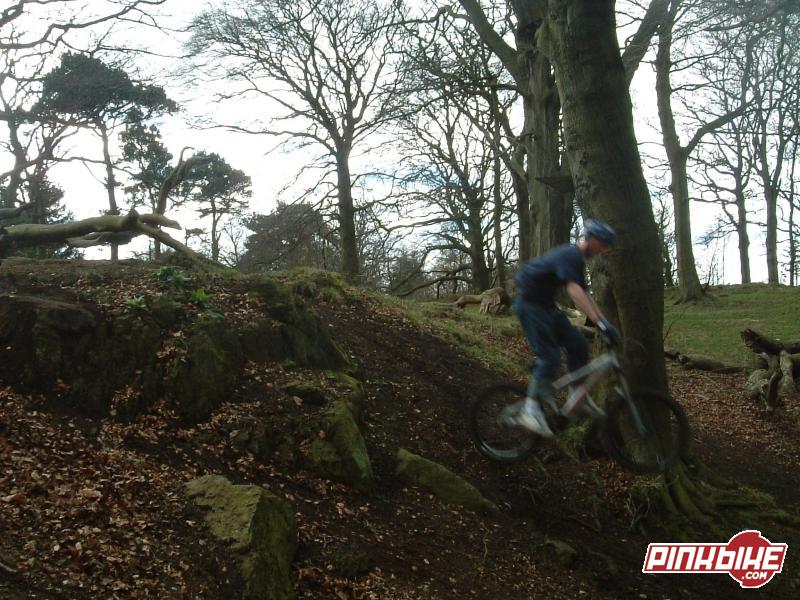 dropping up at Corstorphine hill
