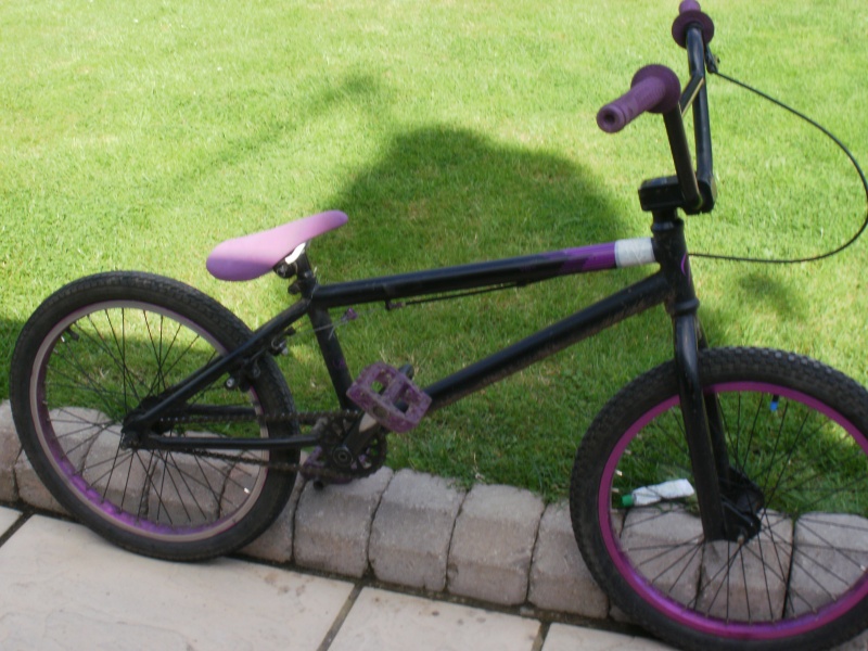 My bmx but now it has new bars and black tape instead of white
