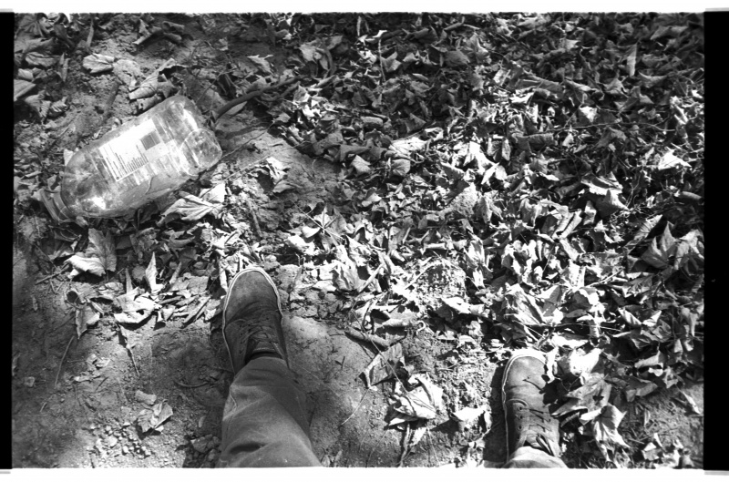 my feet..=)-taken on practika slr, with ilford hp5 film.