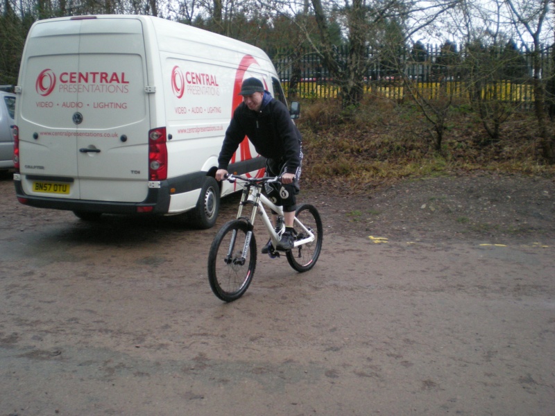 after good wash
forest of dean
he forgot the front wheel of hi's bike,just having fun on gogzee bike :)