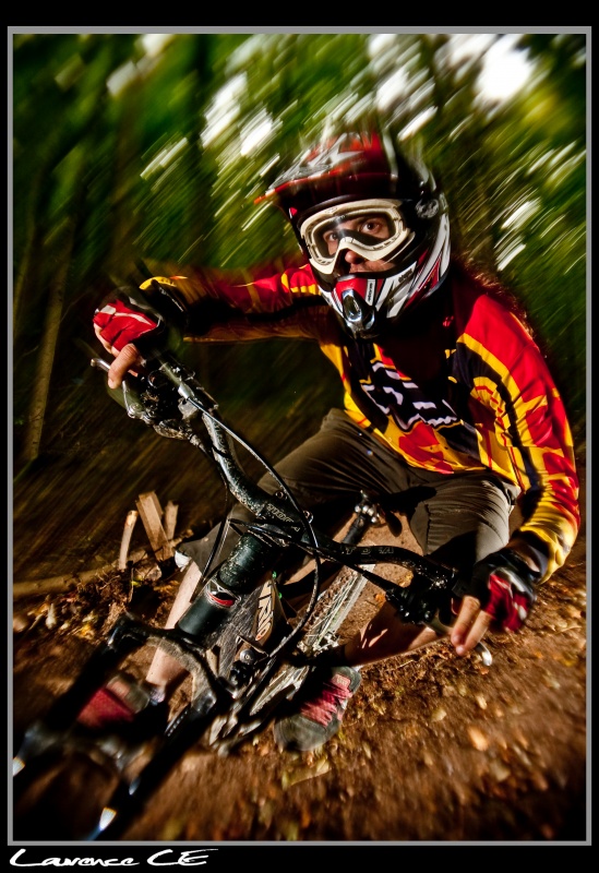 Rob close up round the berm - An old shot that didnt make first cut - Laurence