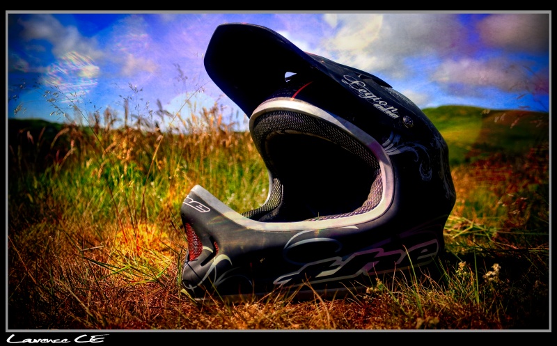Helmet on the ground - An old shot that didnt make first cut - Laurence CE