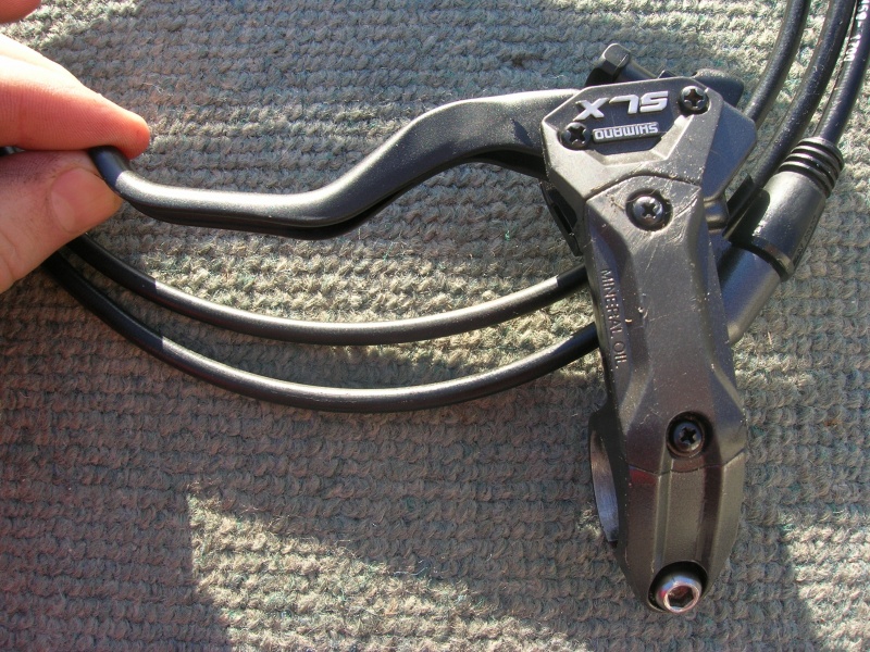SLX rear shimano brake left hand lever