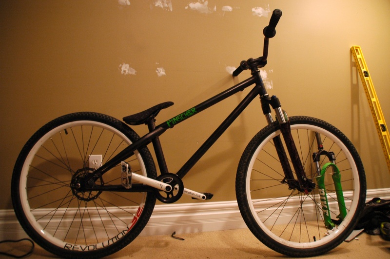 freshly sharpied bike, thats right, frame, bars and fork were all done with a sharpie
